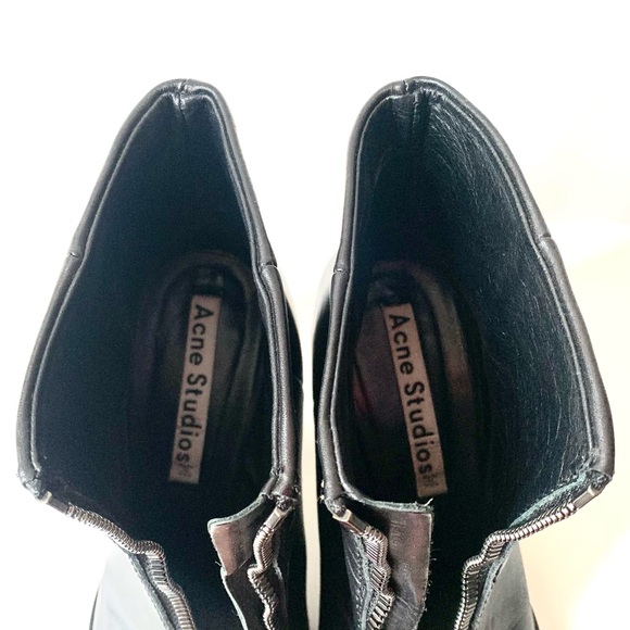 Acne Studios Elise Zip Ankle Boots - Picture 14 of 15